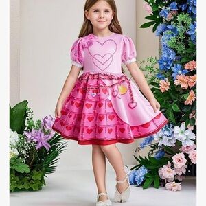 Pink Heart Kids Costume